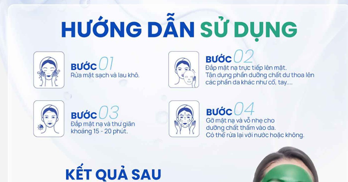 Hướng dẫn sử dụng mặt nạ Trioderma Blemish Care Essence Mask da cải thiện sau 1 đêm