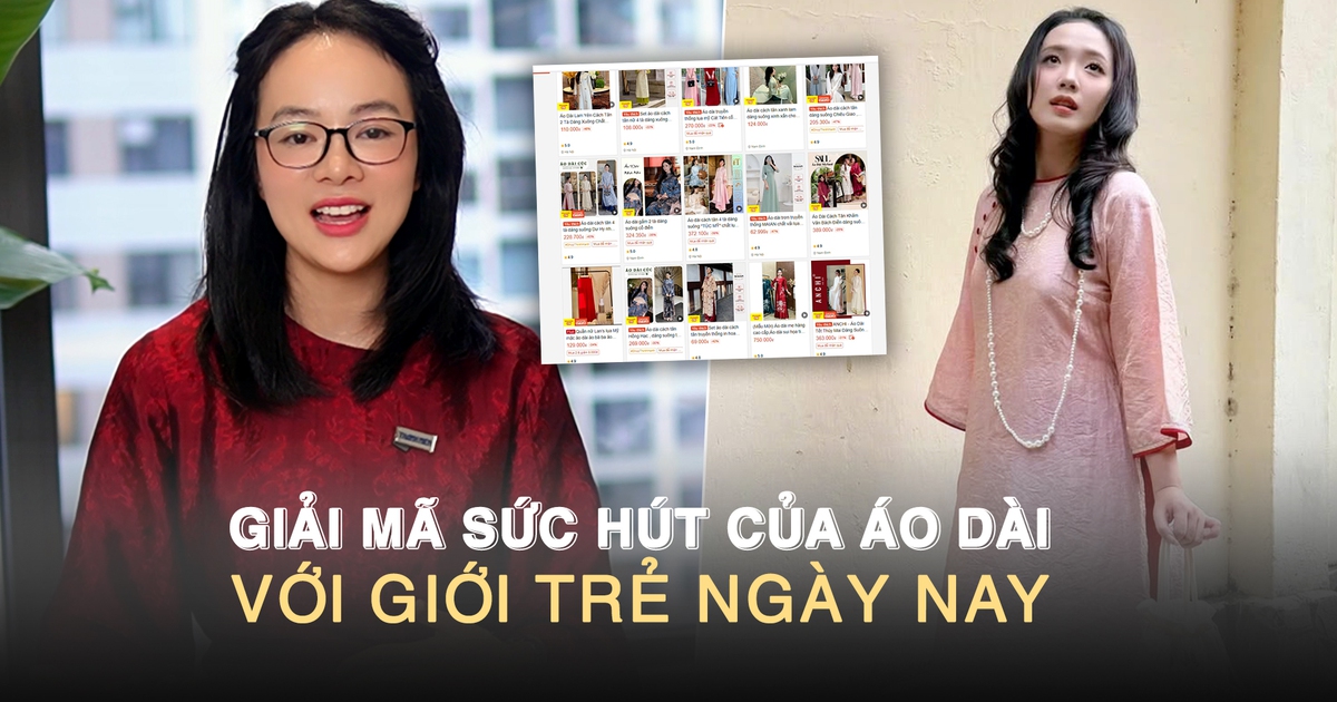 Giải mã sức hút của áo dài với giới trẻ ngày nay: Khi sàn TMĐT phá vỡ khuôn khổ truyền thống