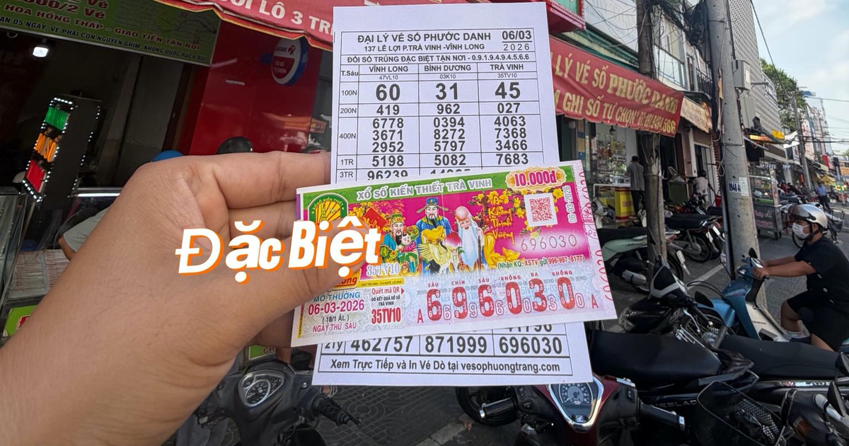 Mua trà sữa dư 10.000 đồng liền đổi vé số, trúng độc đắc xổ số miền Nam