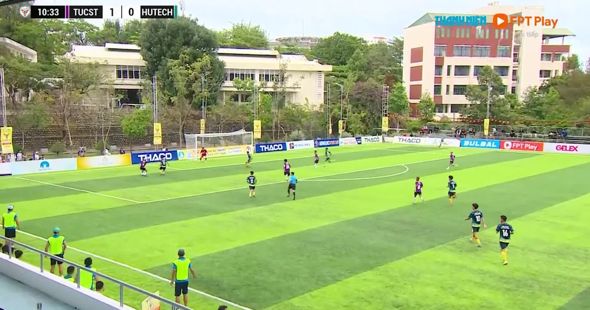 Highlight Trường ĐH VH-TT-DL Thanh Hóa 3-2 Trường ĐH Công nghệ TP.HCM: ĐKVĐ thắng nhọc nhằn