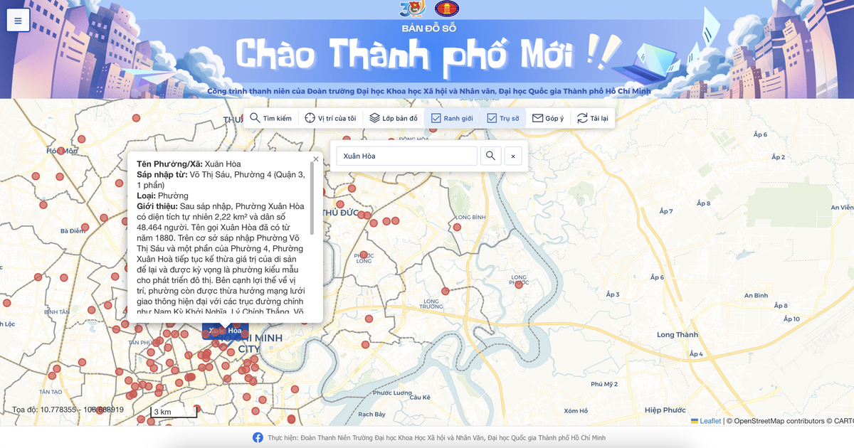 Đây là bản đồ số phường mới TP.HCM giúp bạn chắc chắn không lạc đường