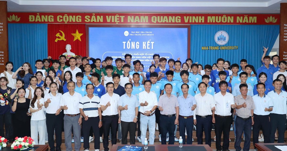 Trường ĐH Nha Trang khép lại giải TNSV THACO cup 2026, ngày tổng kết giàu cảm xúc