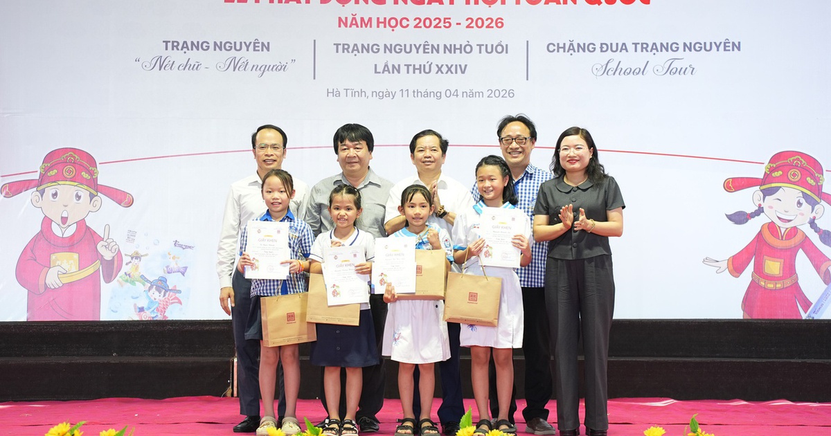 115 'sĩ tử nhí' Hà Tĩnh tranh tài tại Ngày hội Trạng Nguyên