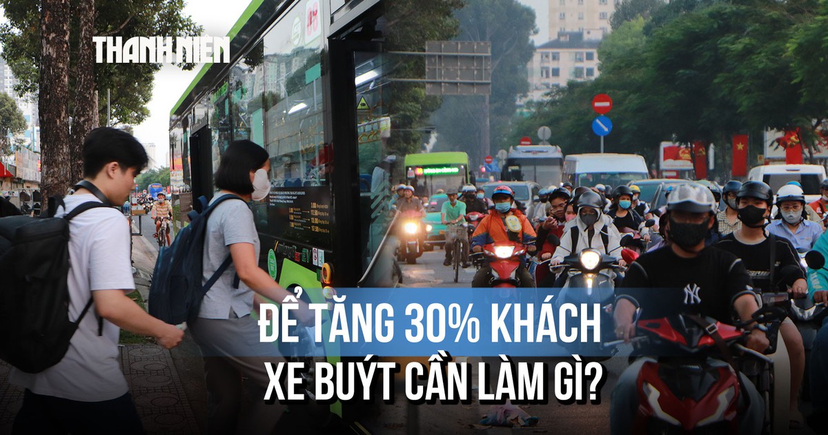 Chuyên gia: Muốn xe buýt tăng 30% khách, TP.HCM cần phải làm gì?