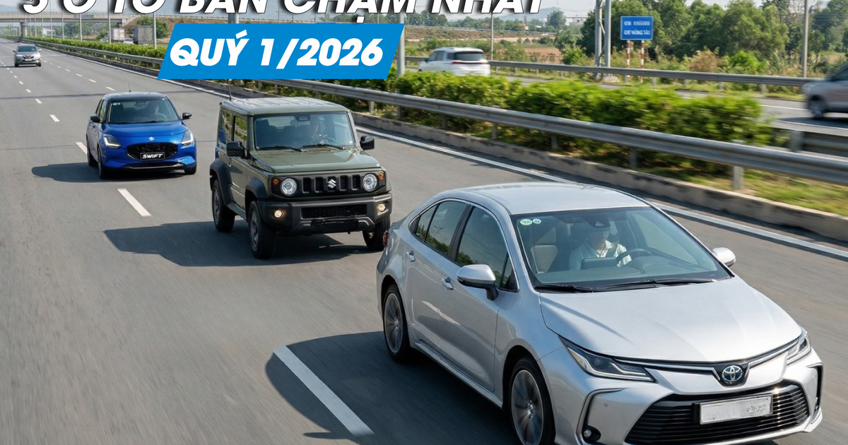 Loạt ô tô bán chậm nhất tại Việt Nam quý đầu năm 2026