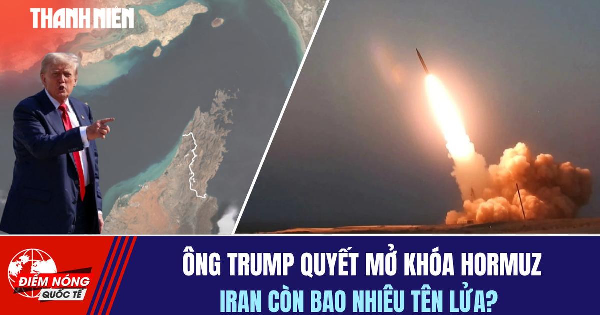 Tiêu điểm quốc tế ngày 12.4: Ông Trump quyết mở khóa Hormuz | Iran còn bao nhiêu tên lửa?