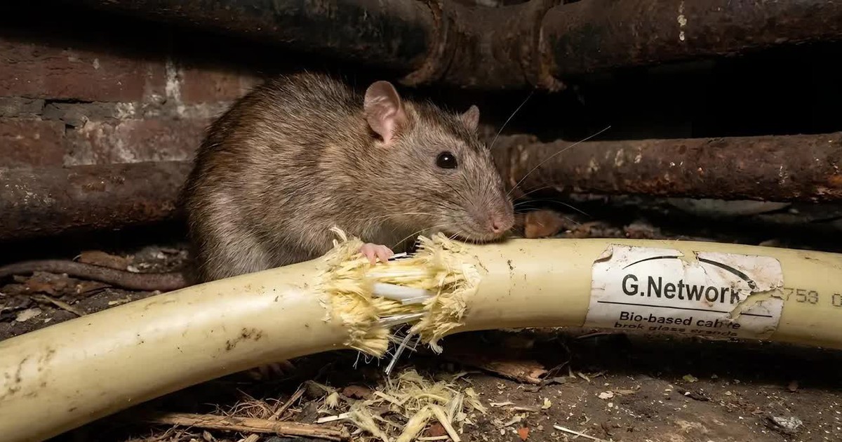Chuột gặm cáp internet khiến nhà mạng Anh phá sản