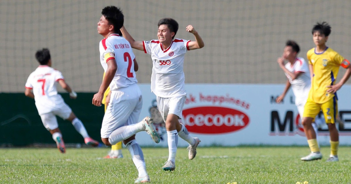 U.15 Hà Nội I giải mã hiện tượng, vào chung kết 'trong mơ' đấu Thể Công Viettel