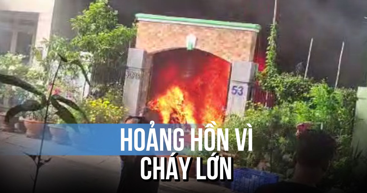 Cháy lớn ở TP.HCM, thiệt hại nhiều tài sản