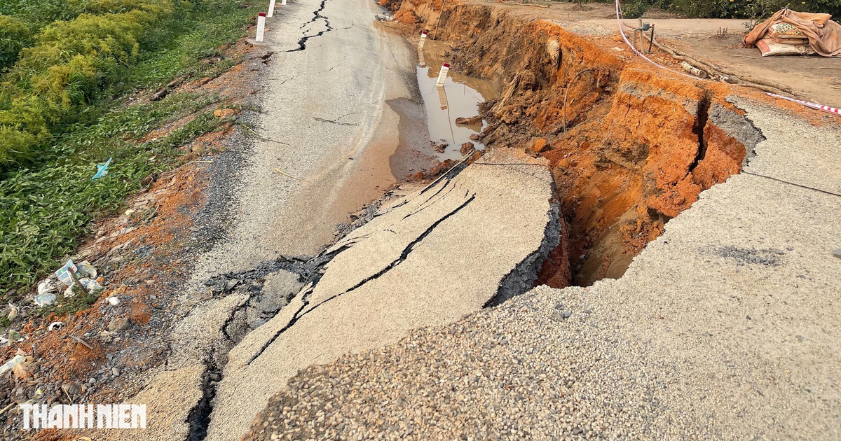Vụ sạt lở đường ven sông Tây Ninh: Xác định nguyên nhân ban đầu