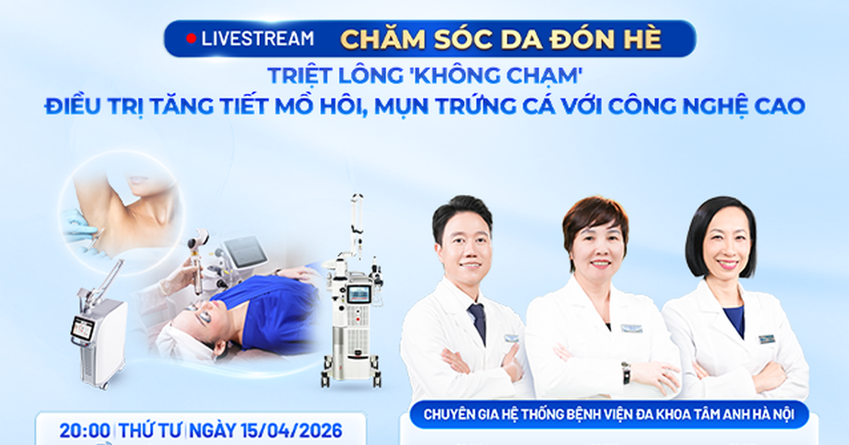 Triệt lông ‘không chạm’ giảm mồ hôi, trị mụn công nghệ cao