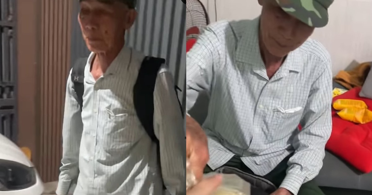 Mang balo trứng, rau vượt 200 km thăm con: Người cha nói một câu khiến nhiều người rưng rưng