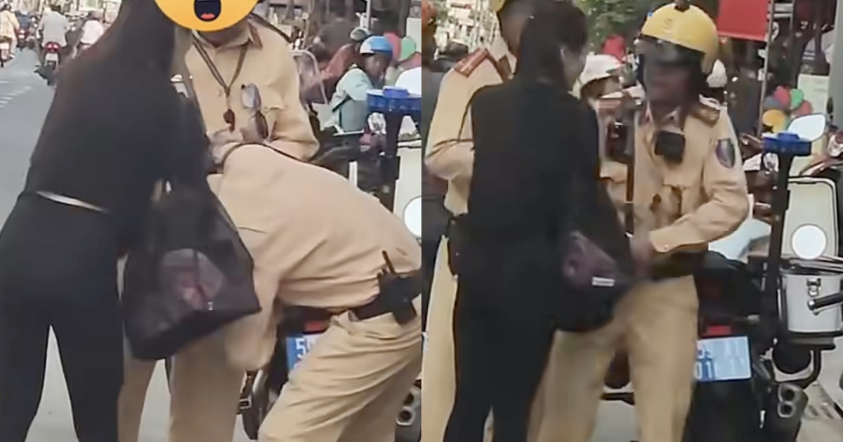 Thực hư vụ cô gái giằng co với 2 CSGT TP.HCM, giật 2 tờ giấy xanh