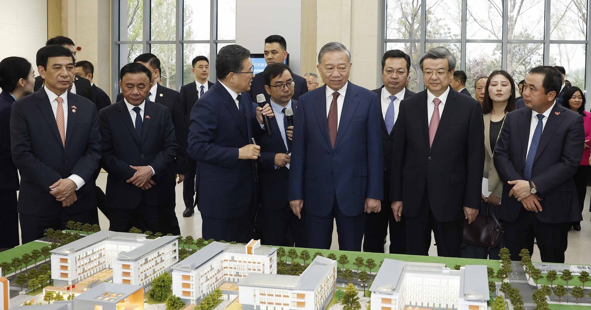 Tổng Bí thư, Chủ tịch nước Tô Lâm thăm khu mới Hùng An, Trung Quốc