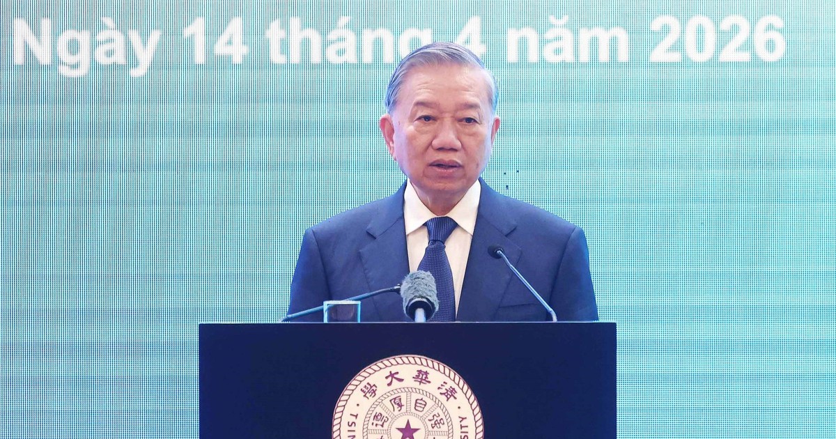 Tổng Bí thư, Chủ tịch nước Tô Lâm phát biểu chính sách tại Đại học Thanh Hoa