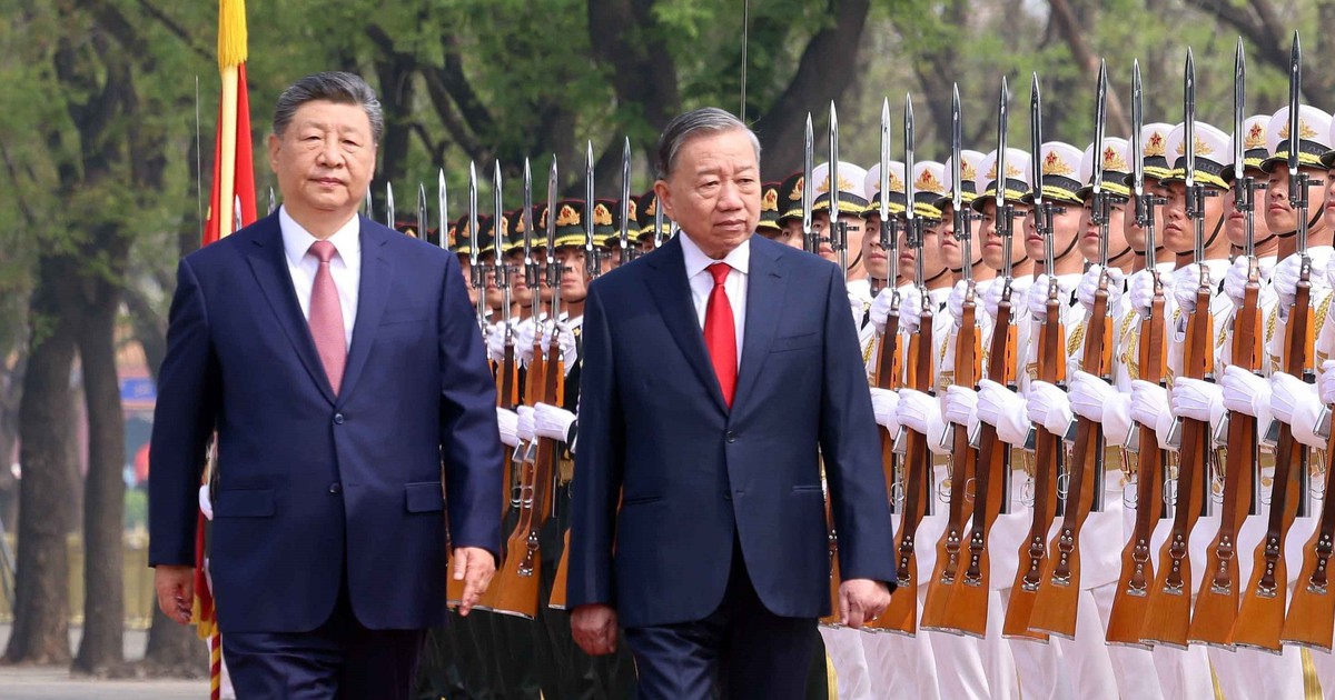 Lễ đón Tổng Bí thư, Chủ tịch nước Tô Lâm thăm cấp nhà nước Trung Quốc