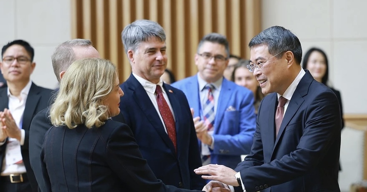 Thủ tướng Lê Minh Hưng làm việc với 52 doanh nghiệp hàng đầu Mỹ