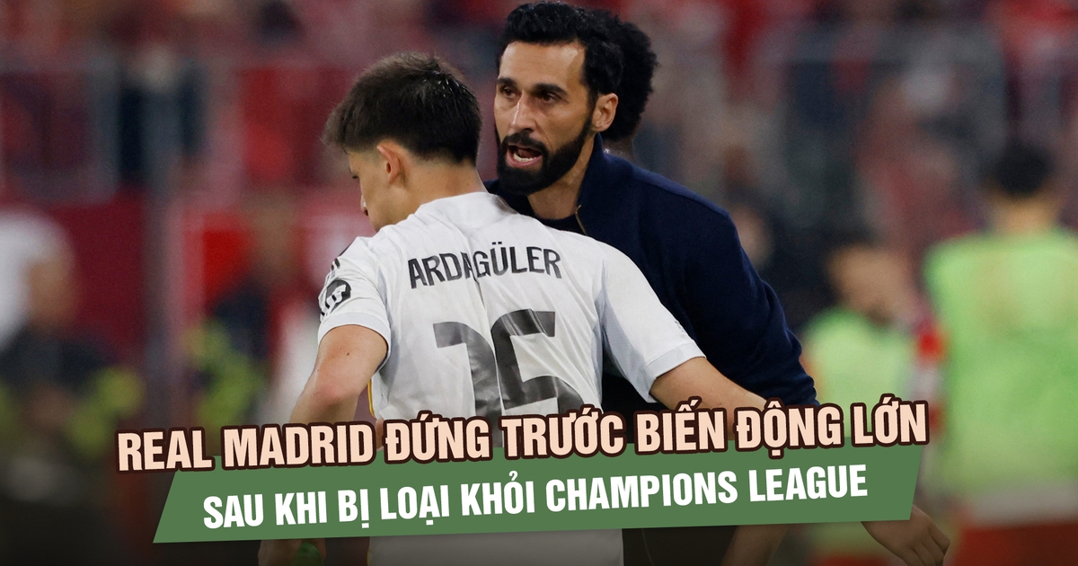 Real Madrid đứng trước biến động lớn sau khi bị loại khỏi Champions League