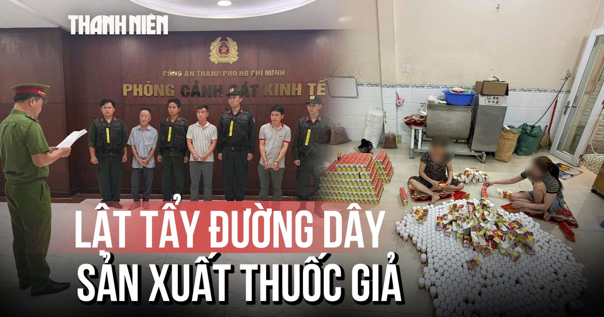 Kinh hoàng đường dây sản xuất thuốc giả