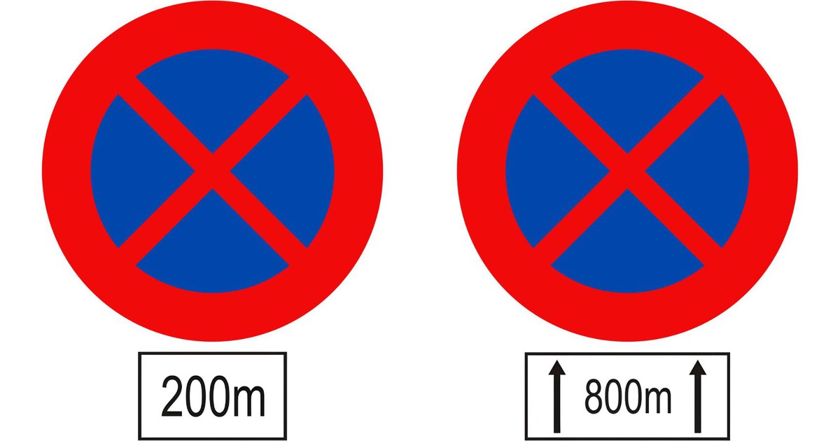 Phân biệt biển báo có ký hiệu chữ số, mũi tên phía dưới thế nào?
