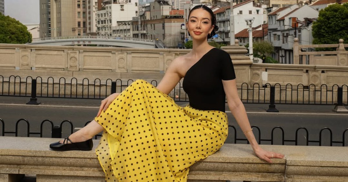 Chân váy chấm bi, điểm nhấn cổ điển cho phong cách hè