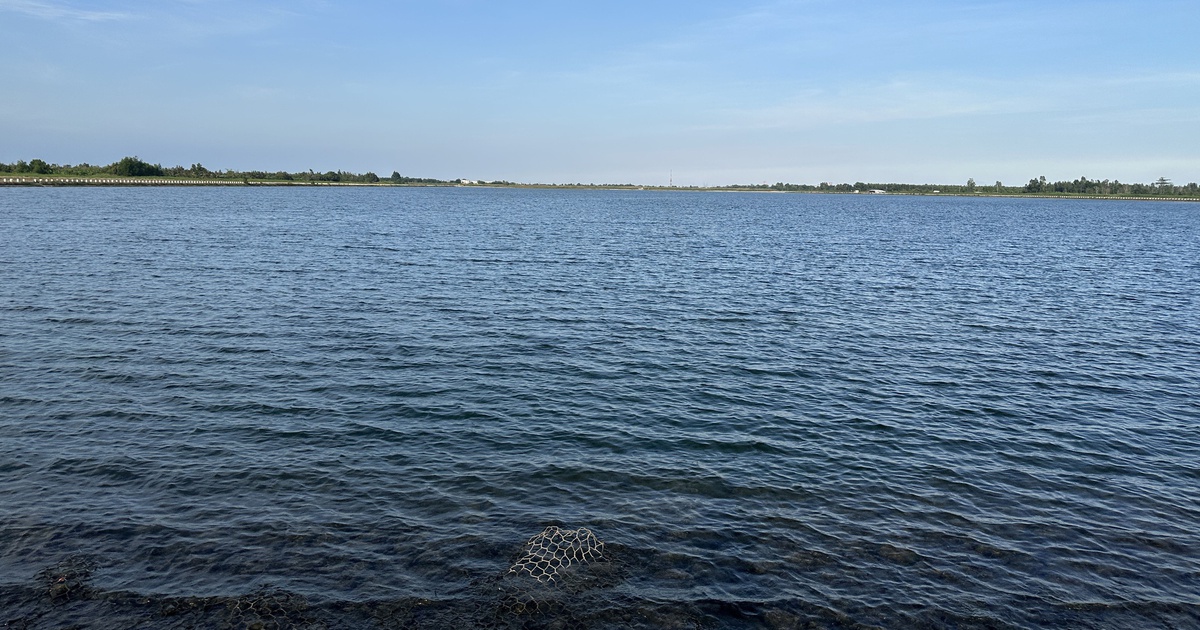 Hồ chứa nước ngọt gần 250 tỉ đồng, hoàn thành 2 năm nhưng để không