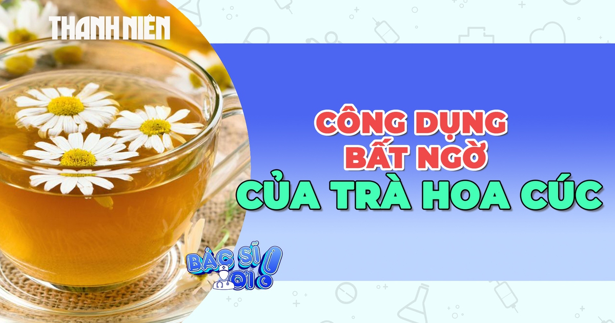 Công dụng bất ngờ của trà hoa cúc