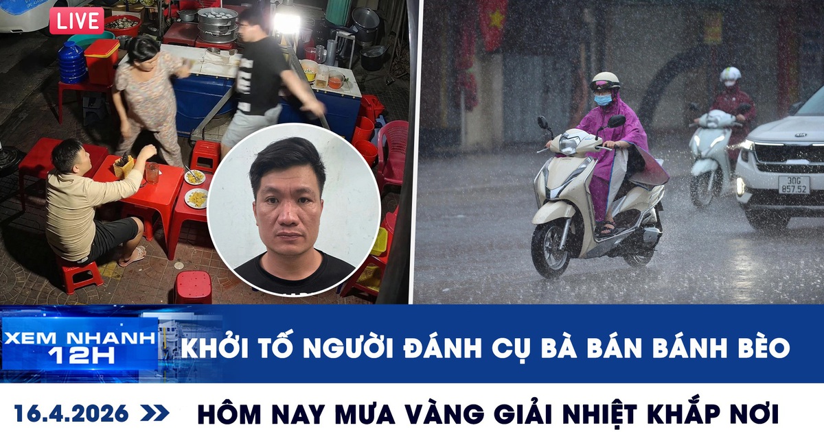 Xem nhanh 12h: Khởi tố người đánh cụ bà bán bánh bèo | Hôm nay mưa vàng giải nhiệt khắp nơi