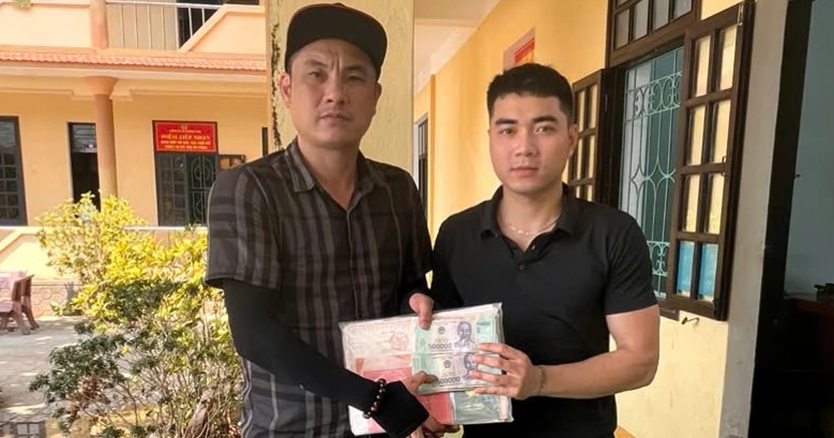 Nhặt được cặp xách chứa 350 triệu đồng, nam thanh niên trình báo công an