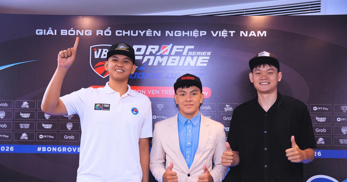 VBA Rookie Draft 2026: Lộ diện 6 tân binh 'khủng long