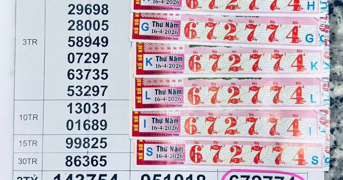 7 người trúng độc đắc 16 tờ xổ số miền Nam, chia nhau 32 tỉ đồng
