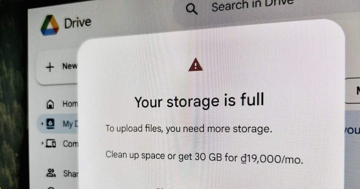 Các thủ phạm ẩn mình khiến Google Drive cạn kiệt dung lượng