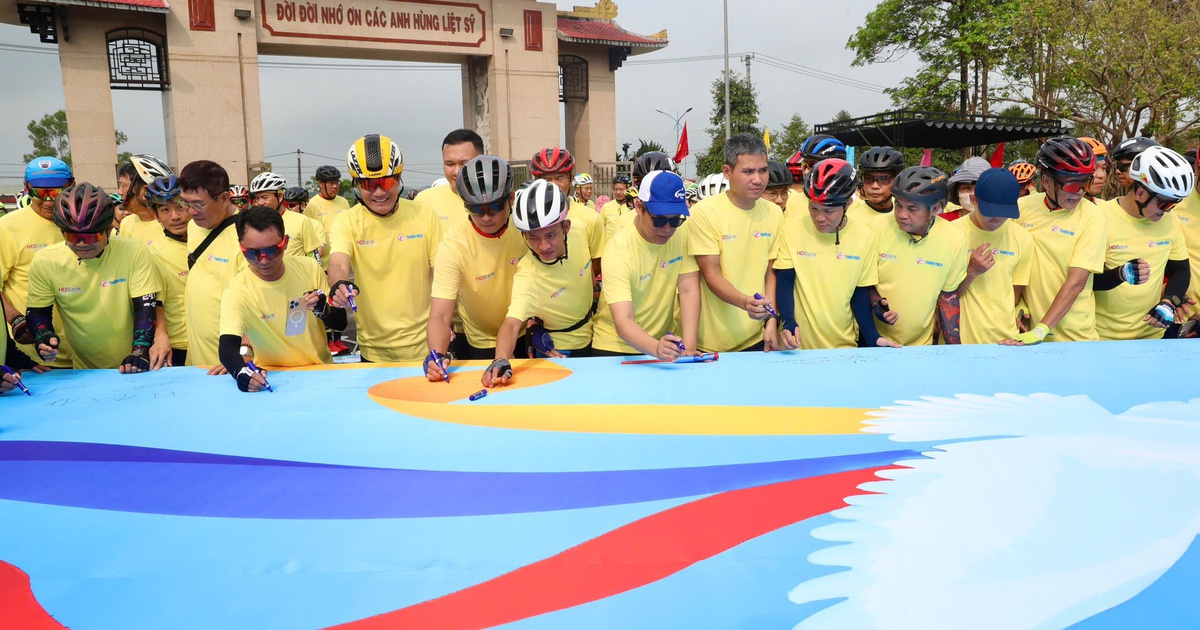 Ngày hội đạp xe Vì hòa bình 2026: Lan tỏa thông điệp nhân văn