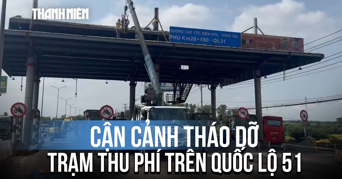 Đồng Nai bắt đầu tháo dỡ trạm thu phí trên quốc lộ 51