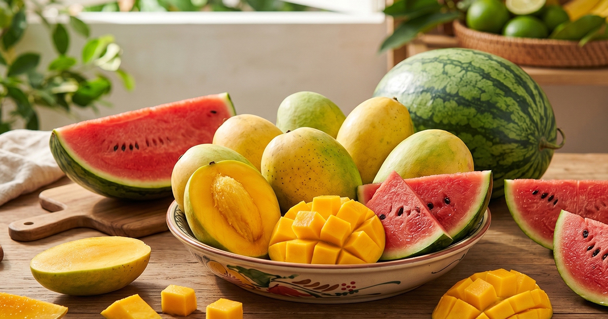 Xoài hay dưa hấu: Loại nào làm tăng đường huyết chậm hơn?