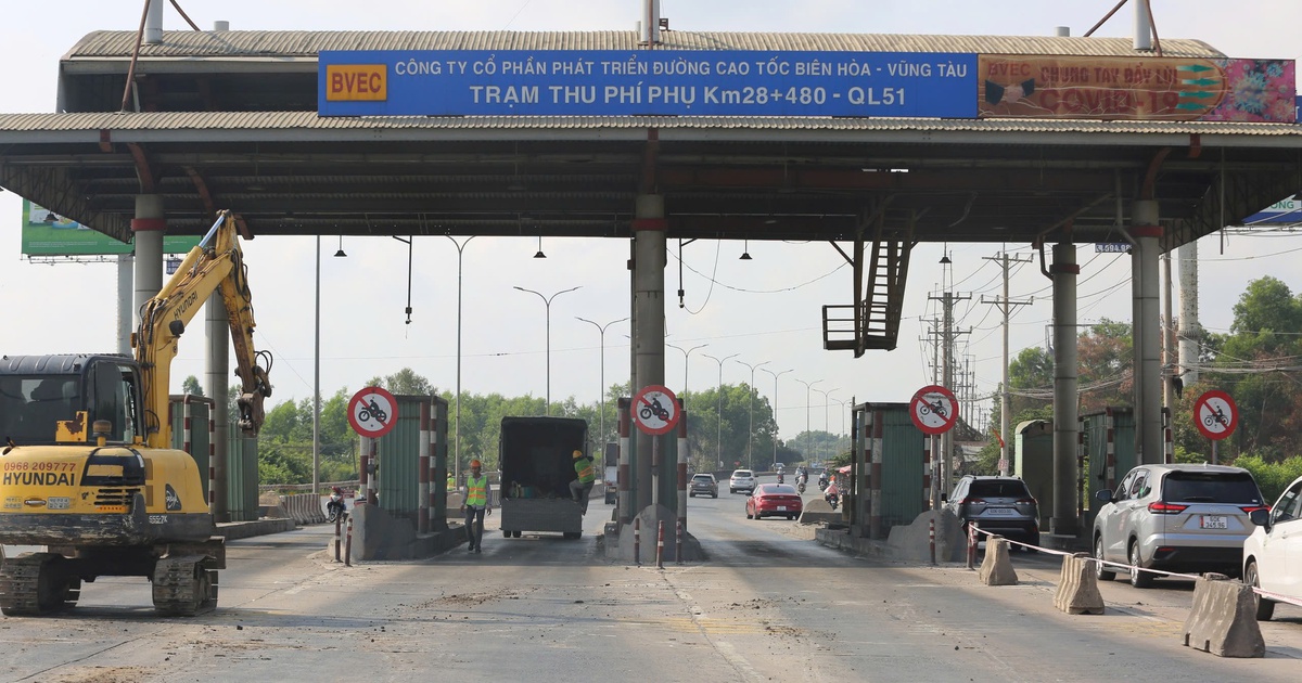 Đồng Nai tháo dỡ trạm thu phí trên quốc lộ 51