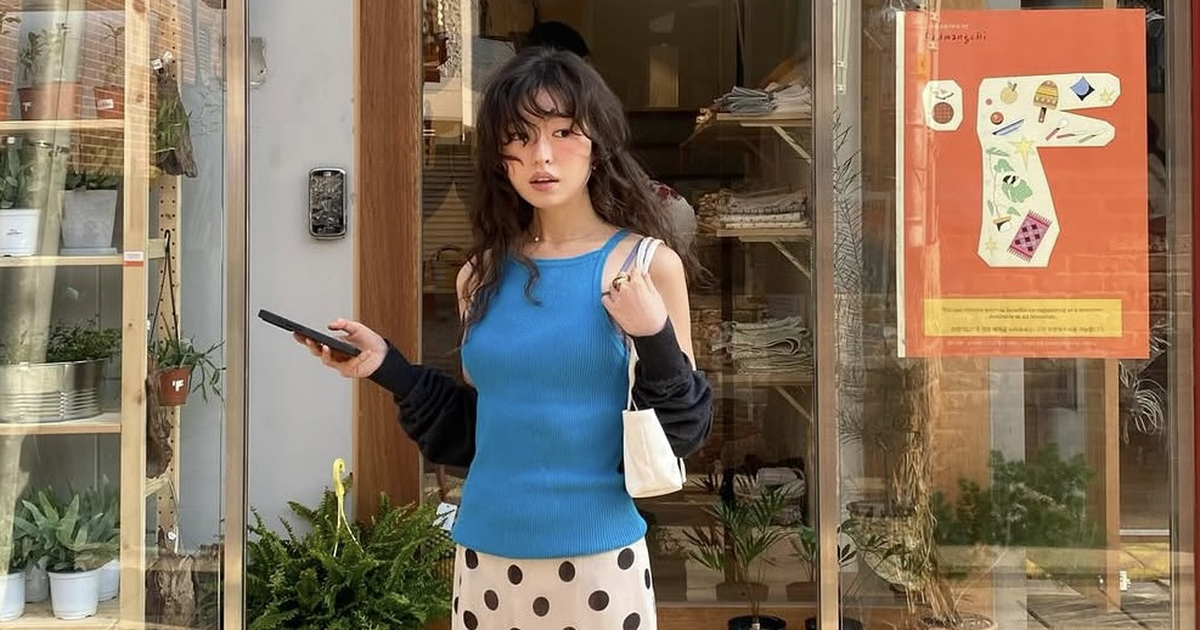 Bản giao hưởng dịu dàng của áo hai dây phối chân váy midi