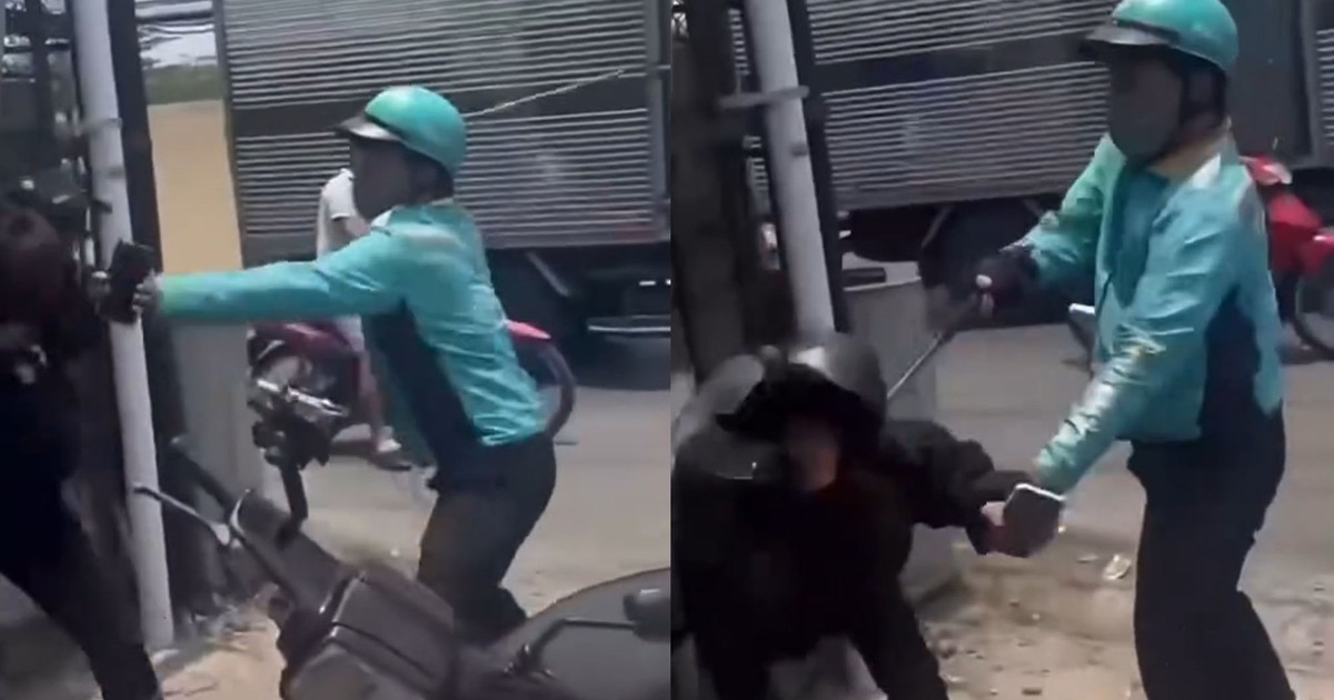 TP.HCM: Xử lý tài xế xe ôm công nghệ dùng gậy kim loại đánh người sau va chạm