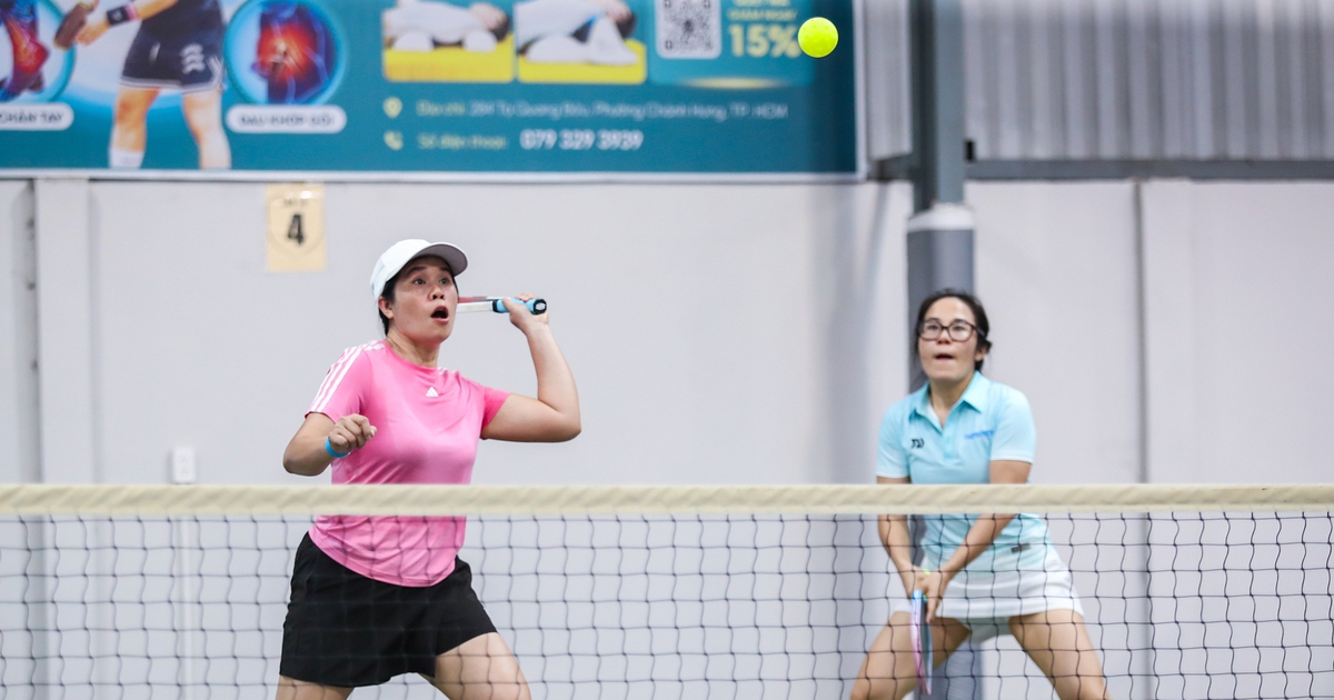 Đôi nữ Báo Thanh Niên đoạt HCĐ giải pickleball Hội Nhà báo Việt Nam