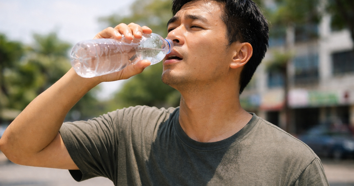 Bác sĩ cảnh báo: Nắng nóng và sai lầm khi uống nước dễ hại thận