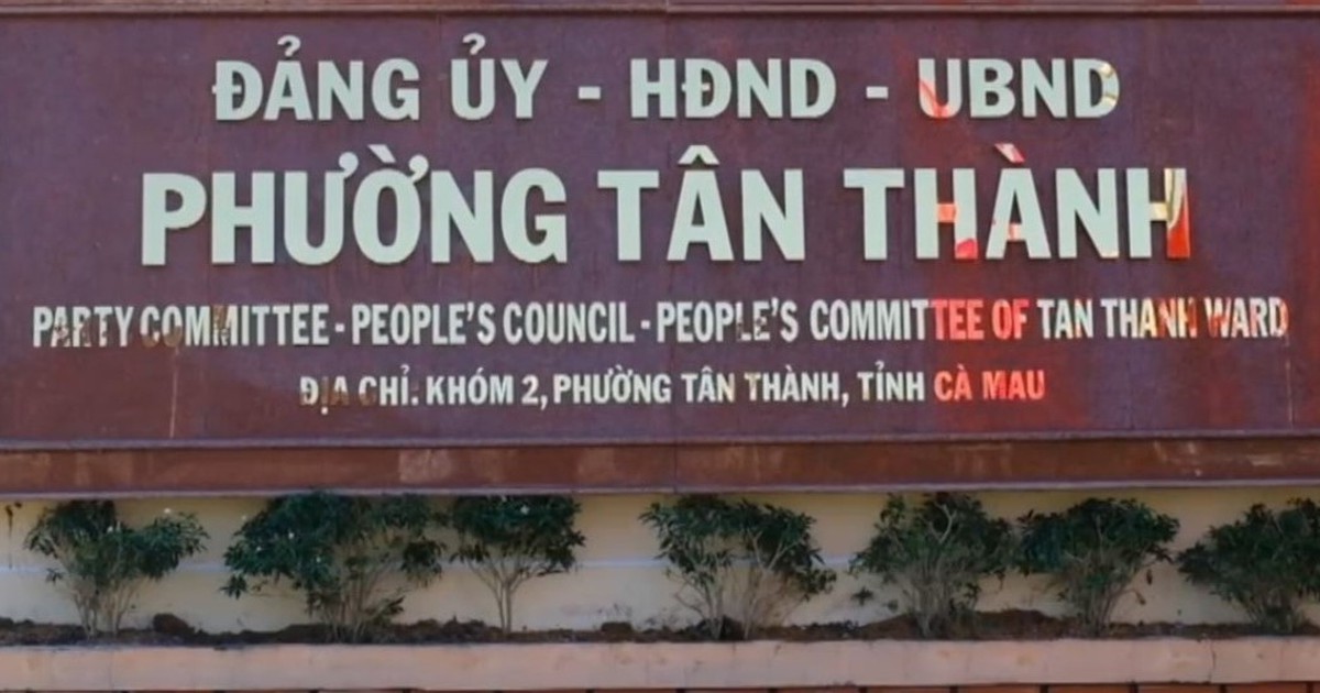 Cà Mau: Hủy kỷ luật công chức phường Tân Thành vì sai quy trình xử lý