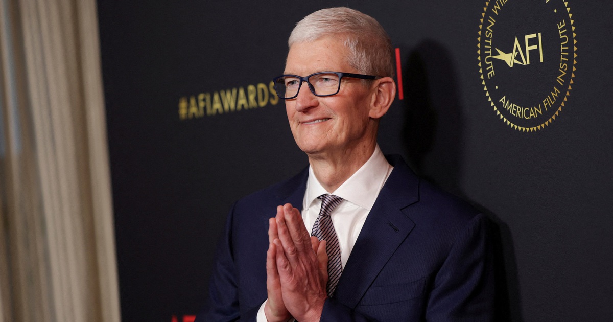 Ông Tim Cook rời ghế CEO Apple