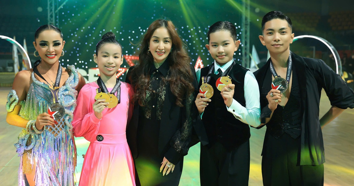 Phan Hiển cùng bạn nhảy Thu Hương lập 'hat-trick' tại giải vô địch Đông Nam Á
