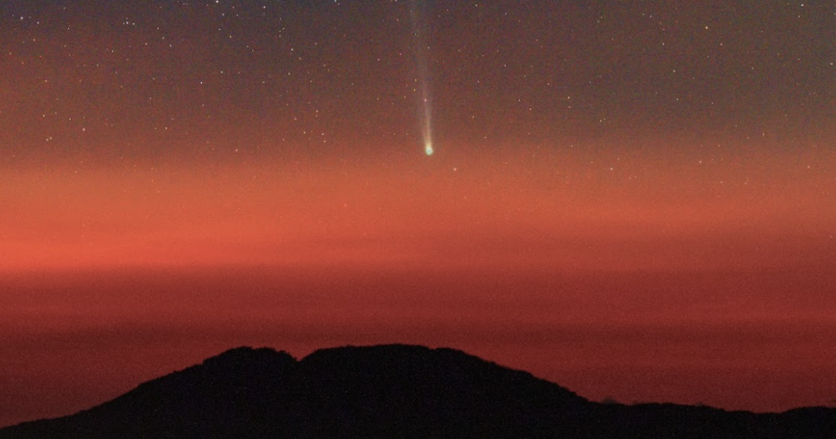 Khoảnh khắc sao chổi cực hiếm '170.000 năm có một' xuất hiện ở Côn Đảo