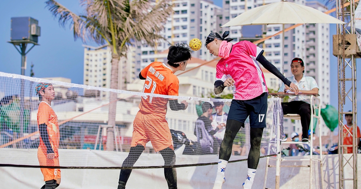 Hấp dẫn tranh tài môn cầu mây bãi biển Đại hội TDTT TP.HCM 2026