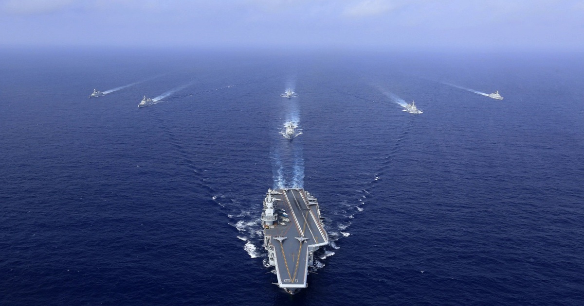 Tàu sân bay Trung Quốc đi qua eo biển Đài Loan hôm nay?