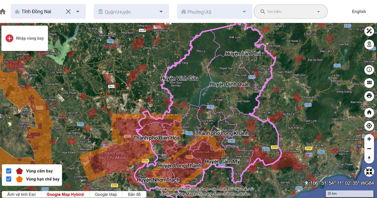 Đồng Nai: Xử lý nghiêm UAV hoạt động không phép tại khu vực sân bay, biên giới