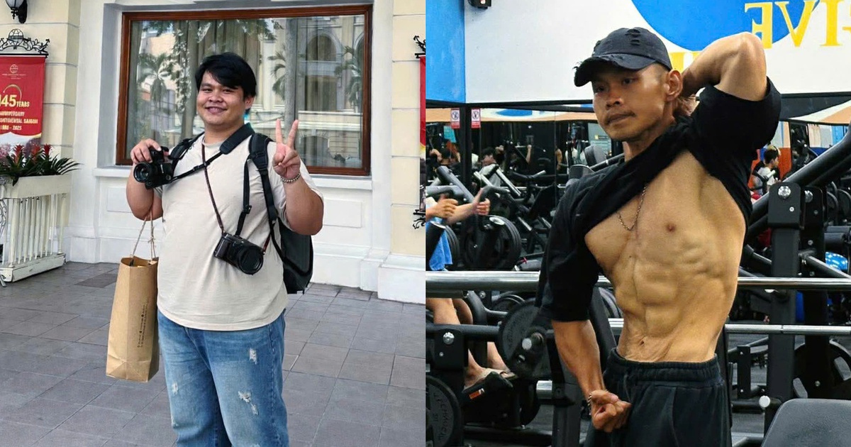 Giảm 57 kg trong 9 tháng, nhiếp ảnh gia có 6 múi nhờ tập thể hình