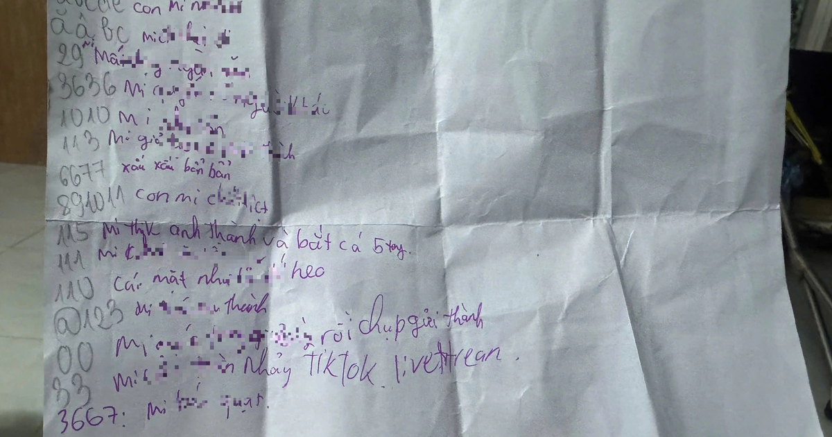 TP.HCM: Nhóm học sinh lớp 5 viết giấy nhục mạ bạn, các bên nói gì?