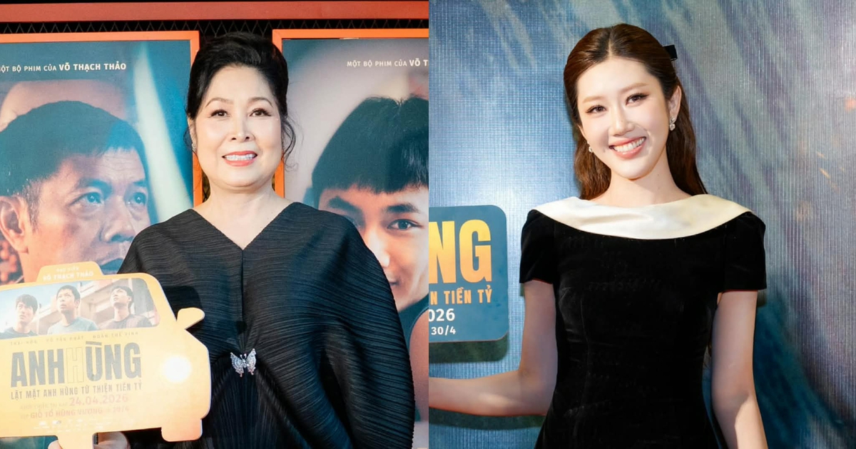 NSND Hồng Vân hội ngộ 'con gái màn ảnh' tại sự kiện